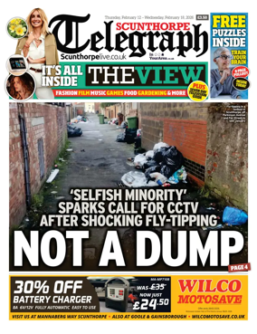 Cover of Scunthorpe Telegraph