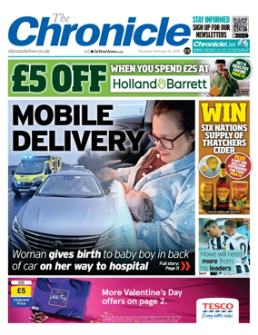 Cover of The Chronicle (South Tyneside and Durham)