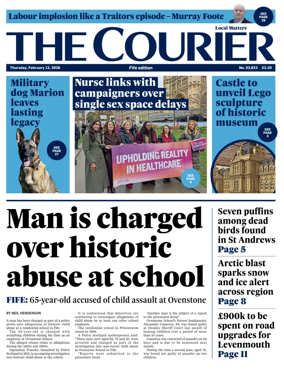 Cover of The Courier & Advertiser (Fife Edition)