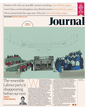 Cover of The Guardian e-paper Journal