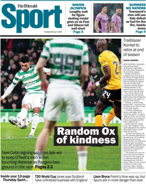 Cover of Herald Sport