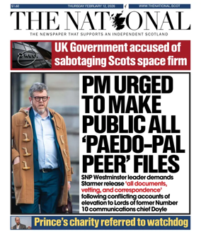 Cover of The National (Scotland)