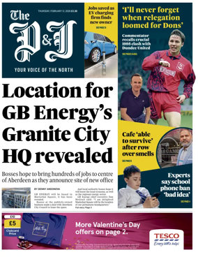 Cover of The Press and Journal (Aberdeen and Aberdeenshire)