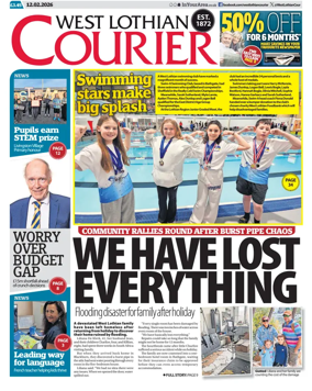 Cover of West Lothian Courier