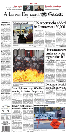 Cover of Arkansas Democrat-Gazette