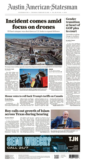 Cover of Austin American-Statesman
