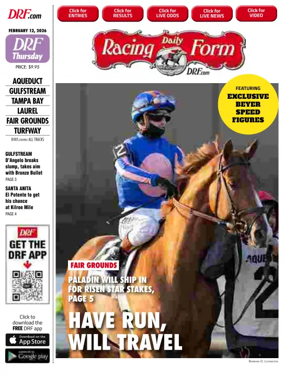 Cover of Daily Racing Form National Digital Edition