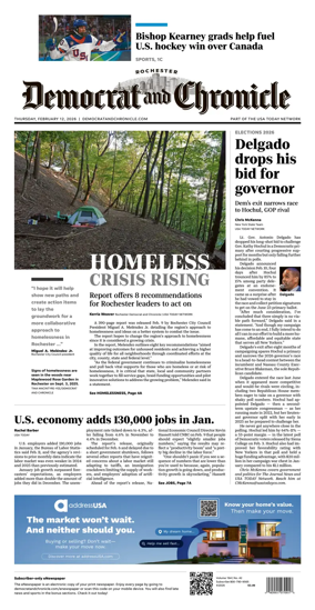 Cover of Democrat and Chronicle