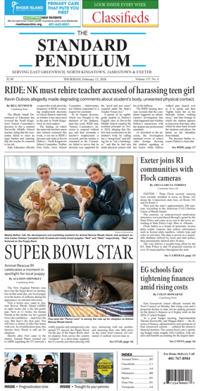 Cover of East Greenwich Pendulum