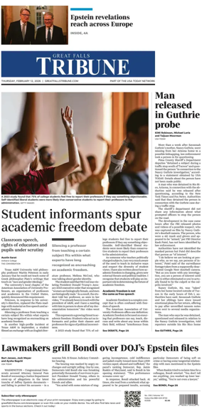 Cover of Great Falls Tribune