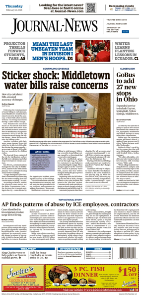 Cover of Hamilton Journal News