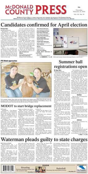 Cover of McDonald County Press