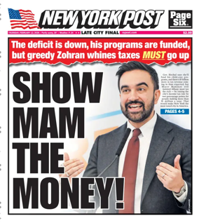 Cover of New York Post