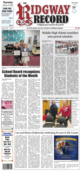 Cover of Ridgway Record