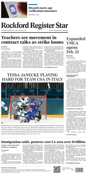 Cover of Rockford Register Star