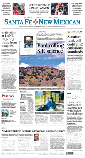 Cover of Santa Fe New Mexican