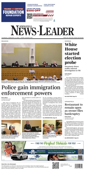 Cover of Springfield News-Leader