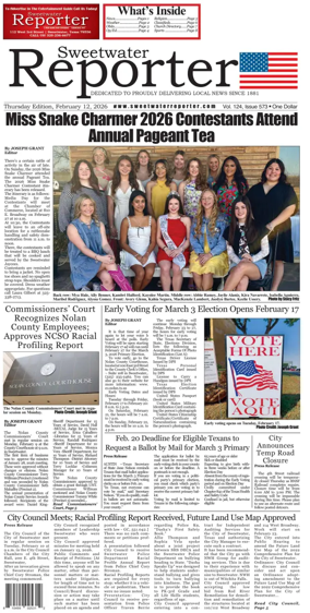 Cover of Sweetwater Reporter