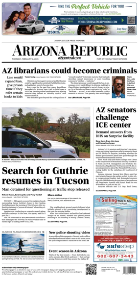 Cover of The Arizona Republic