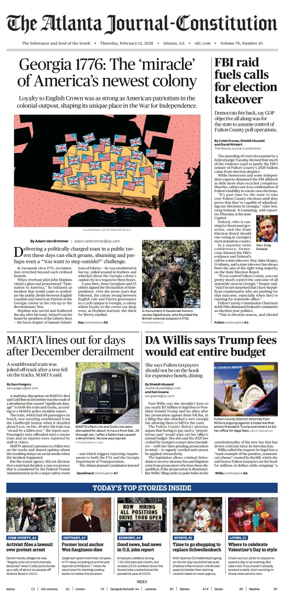 Cover of The Atlanta Journal-Constitution