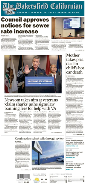 Cover of The Bakersfield Californian