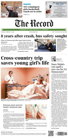 Cover of The Bergen Record