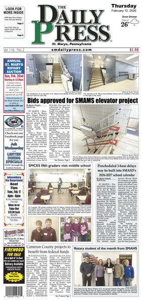 Cover of The Daily Press