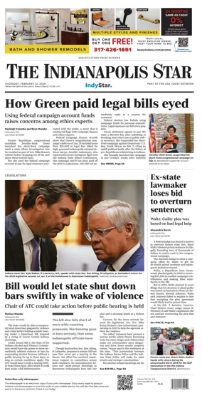 Cover of The Indianapolis Star