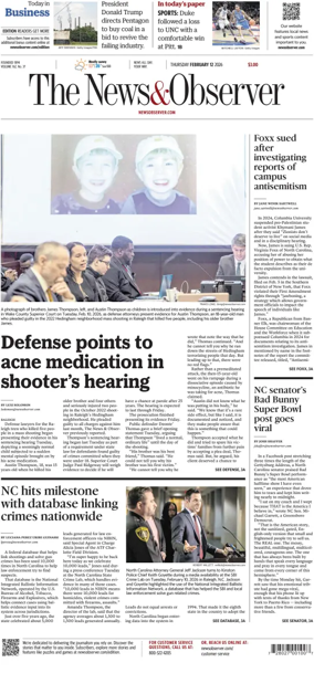 Cover of The News & Observer