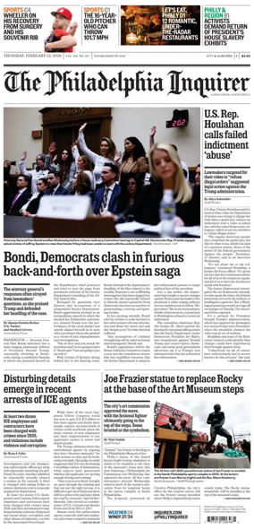 Cover of The Philadelphia Inquirer
