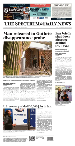 Cover of The Spectrum & Daily News