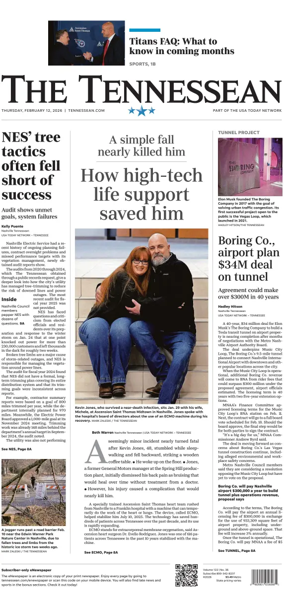 Cover of The Tennessean