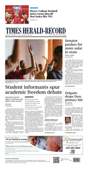 Cover of Times Herald-Record