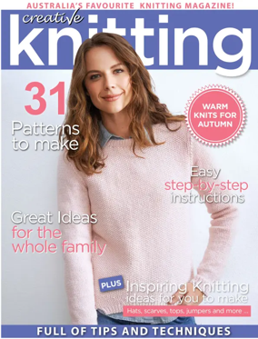 Cover of Creative Knitting (Australia)
