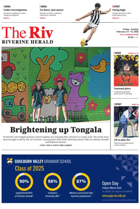 Cover of The Riverine Herald
