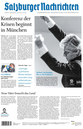Cover of Salzburger Nachrichten