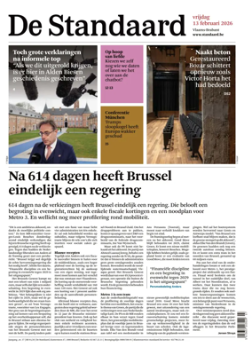 Cover of De Standaard