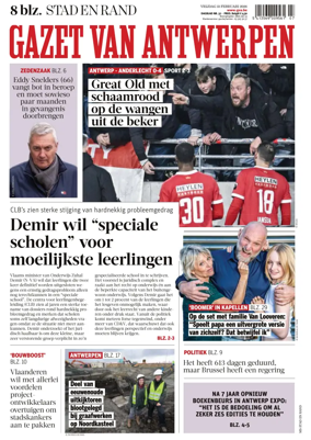 Cover of Gazet van Antwerpen Stad en Rand