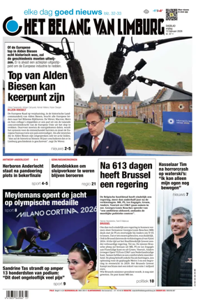 Cover of Het Belang van Limburg