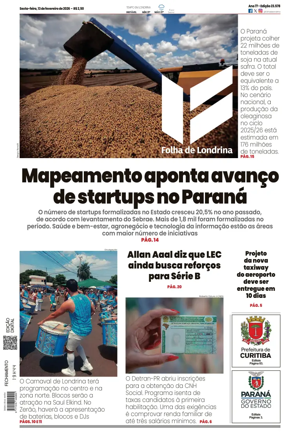 Cover of Folha de Londrina