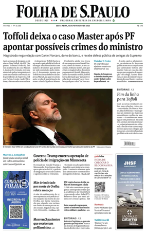 Cover of Folha de S.Paulo