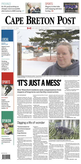 Cover of Cape Breton Post