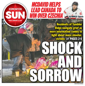 Cover of Edmonton Sun