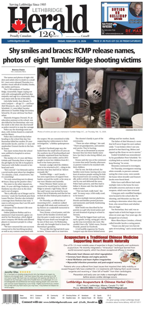Cover of Lethbridge Herald