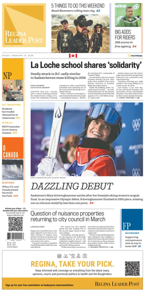 Cover of Regina Leader-Post