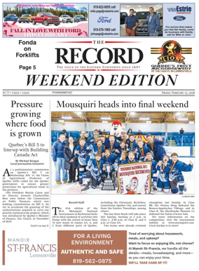 Cover of Sherbrooke Record