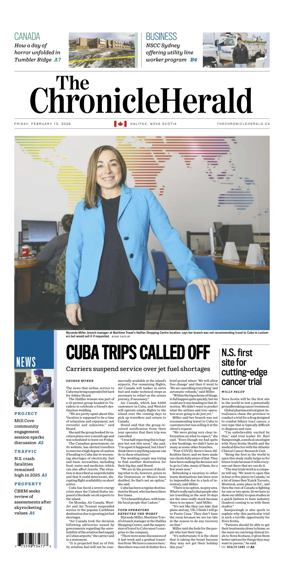 Cover of The Chronicle Herald (Metro)