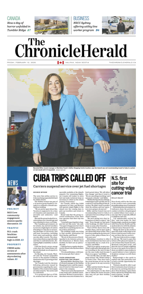 Cover of The Chronicle Herald (Provincial)