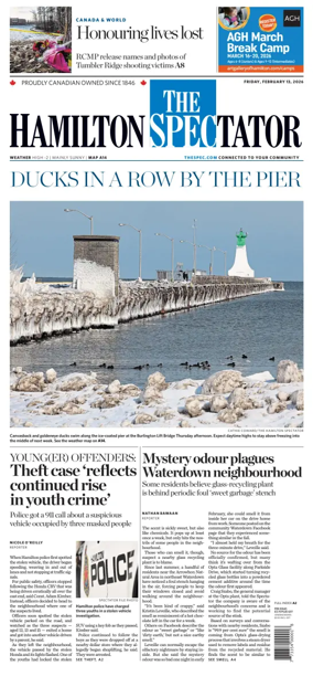 Cover of The Hamilton Spectator