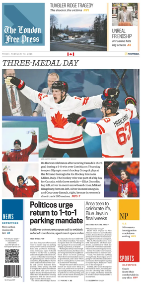 Cover of The London Free Press